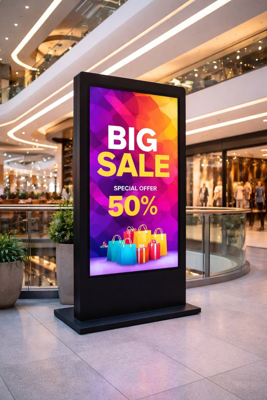 Mall digital kiosk